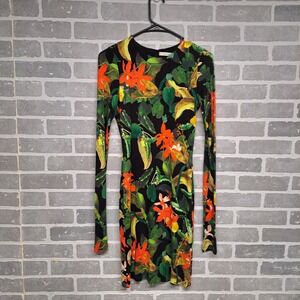 Alice & Olive Delaina Long Sleeve Floral Bodycon Long Sleeve Dress Size 2